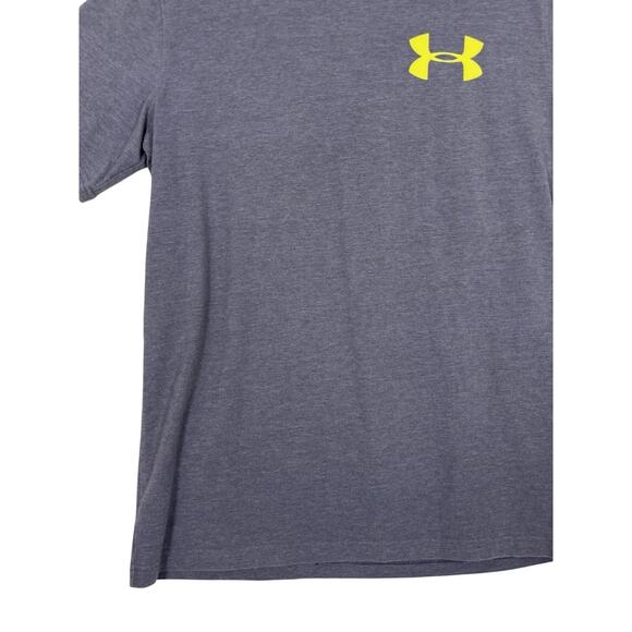 Under Armour Graphic Back T-Shirt Men’s Large Gray UA Logo Performance Tee - Picture 10 of 16